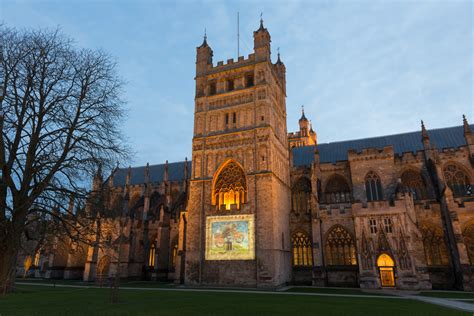 Actual Colour: Art Projections on Exeter Cathedral