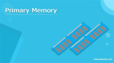 Primary Memory | What is Primary Memory and its Types?