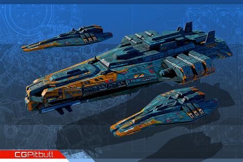 SciFi Spaceships Fleet | 3D 宇宙船 | Unity Asset Store