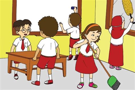 Detail Gambar Kartun Anak Merapikan Kelas Koleksi Nomer 23