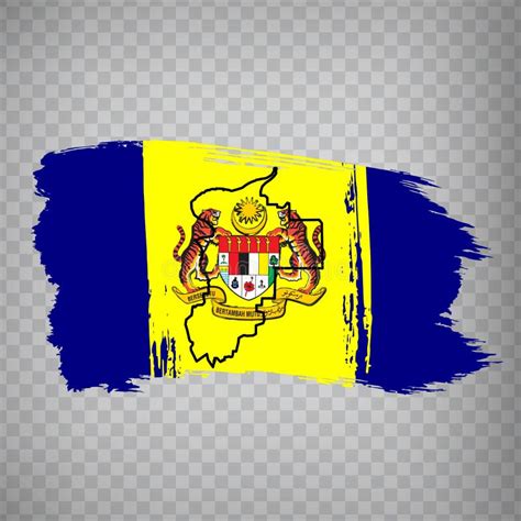 Flag of Putrajaya from Brush Strokes. High Quality Map and Flag Federal ...