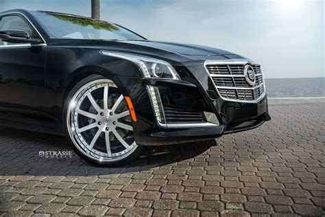 Elegant Black Cadillac CTS Gets Distinguished with Chrome Mesh Grille on — CARiD.com Gallery