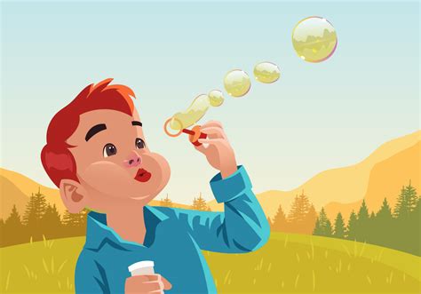 45 best ideas for coloring | Blowing Bubbles Cartoon