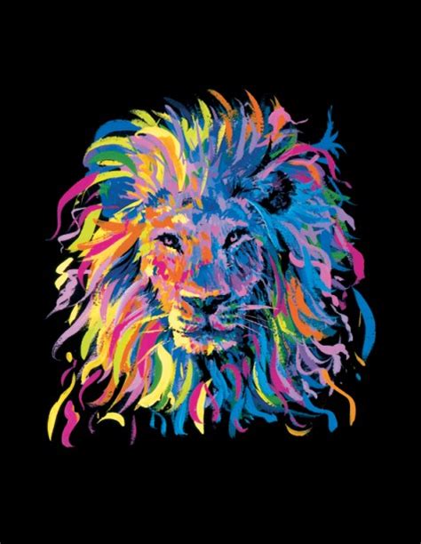 Colorful Lion Wallpaper - WallpaperSafari