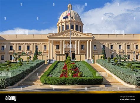 Neoclassical National Palace / Palacio Nacional in the capital city Santo Domingo, Dominican ...