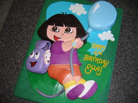 SARAH JANE (occasionally, and among other things..) DOES CAKE.: Another Dora Cake