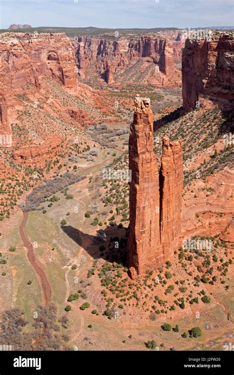 Arizona, Canyon de Chelly National Monument, Spider Rock Stock Photo - Alamy