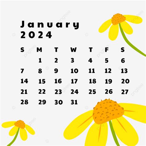 January 2024 Translucent, January 2024, 2024 January, January Calendar PNG Transparent Clipart ...