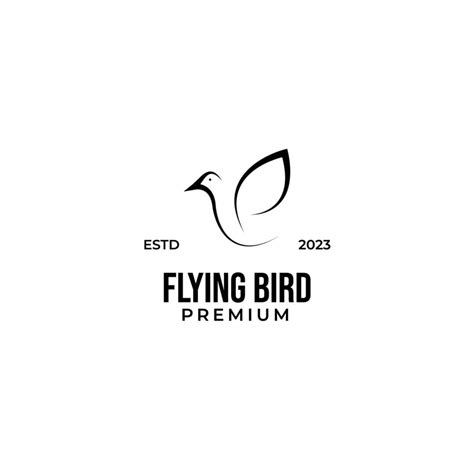 Vector flying bird logo design concept illustration idea 21966603 Vector Art at Vecteezy