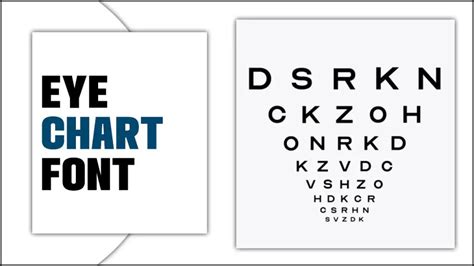 Unlock Clarity: Eye Chart Font Revealed!