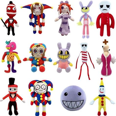 The Amazing Digital Circus Plush Pomni Jax Figure Toys Stuffed Plushies ...