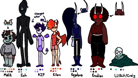 Monster OCs Ref (New) by SomeStraightArtist on DeviantArt