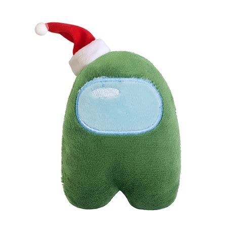 Xmas Hat Figure Among Us Plush Crewmate Plushie Kawaii Stuffed Soft ...