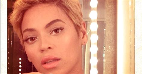 Beyonce Removes Long Extensions, Debuts Blonde Pixie Cut on Instagram ...