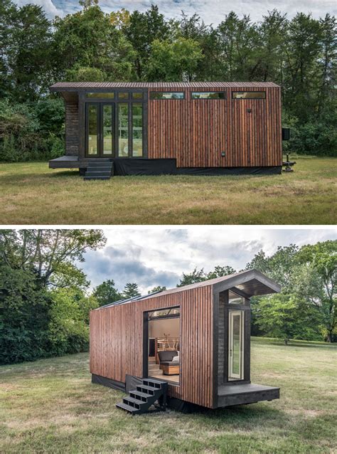 This Tiny House Was Designed With Multiple Levels For Living