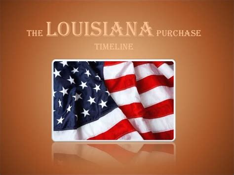 The louisiana purchase timeline