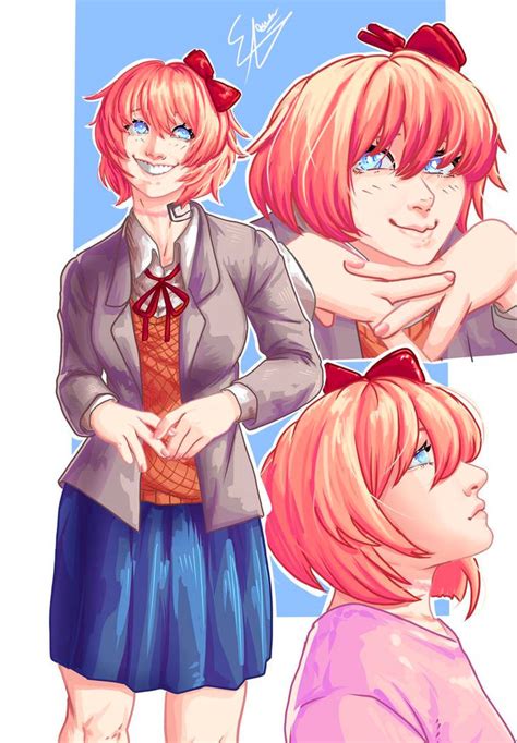 Sayori FanArt by ElLoserGOTY on DeviantArt