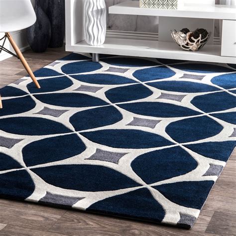 Carson Carrington Braedstrup Handmade Navy Area Rug | Rugs in living room, Handmade home decor ...