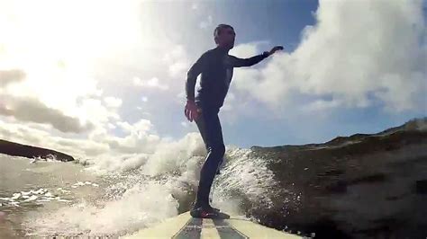 Surfing in Lahinch - YouTube