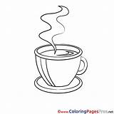 Cup Of Coffee Free Printable Coloring Sheets sketch template