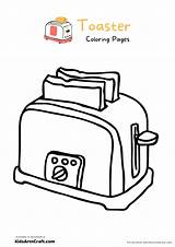 Toaster Coloring Pages For Kids Free Printable  Art & Craft sketch template