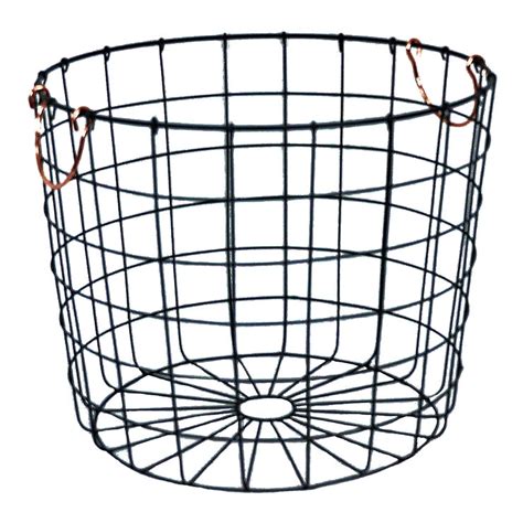 Round Wire Basket - Bronze | At Home