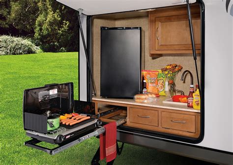 Coachmen Apex 298bhs Travel Trailers | Build outdoor kitchen, Outdoor camping kitchen, Outdoor ...