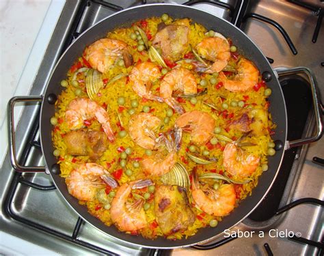 Sabor a Cielo: Arroz con gambas y almejas