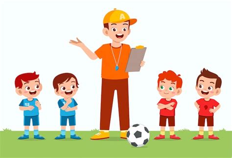 Cartoon Soccer Coach Images - Free Download on Freepik