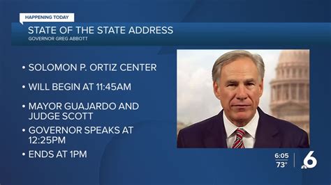 Greg Abbott Visits Corpus Christi for State of the State Address