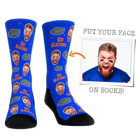 Custom Florida Gators Socks - Put Any Face On Socks! – Rock 'Em Socks