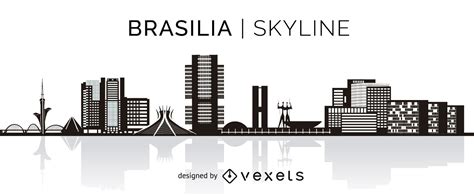 Brasilia Silhouette Skyline Vector Download