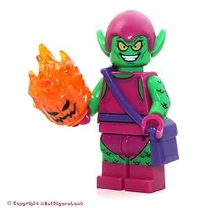 Amazon.com: LEGO Marvel Super Heroes Green Goblin Minifigure 76057 Mini ...