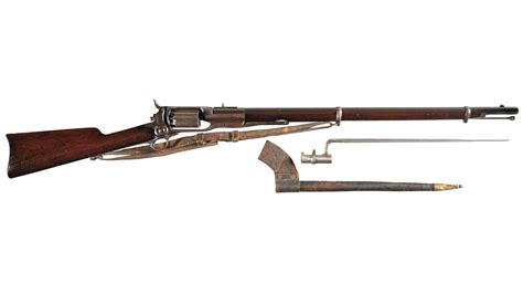 Colt 1855 Revolving Military Pattern Rifle-Musket with Bayonet | Rock Island Auction
