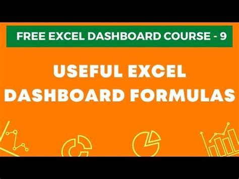 Excel Dashboard Course #9 - Useful Excel Dashboard Formulas - YouTube | Excel, Excel dashboard ...