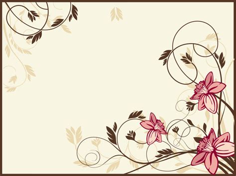 Retro Flowers Backgrounds | Flowers Templates | Free PPT Grounds