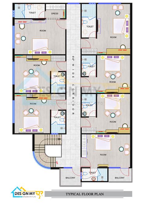 Hotel Floor Plan Design - floorplans.click