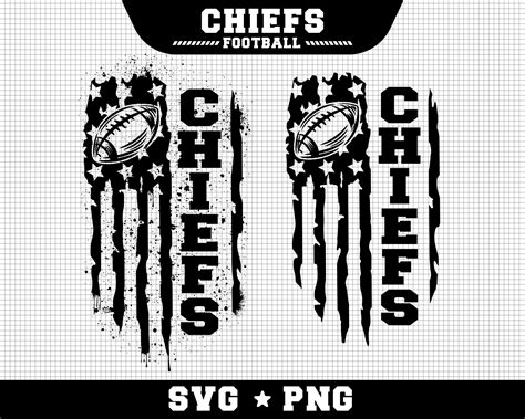 Chiefs Football Svg Chiefs Svg Game Day Svg Football SVG - Etsy