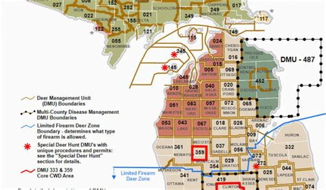 Michigan Hunting Zones Map Dnr Dmu Management Info | secretmuseum