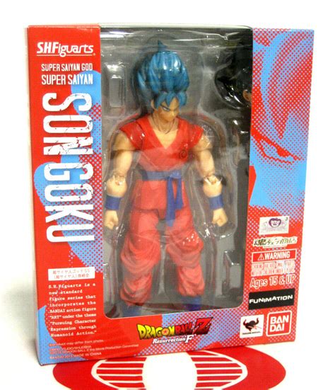 Dragon Ball Z Super SH Figuarts Action Figure Super Saiyan Blue Goku ROF NISB | eBay