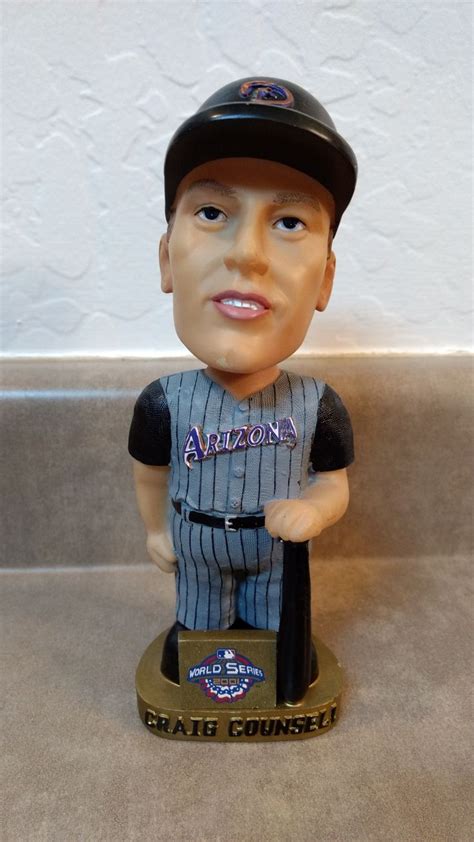 Arizona Diamondbacks Craig Counsell 2001 World Series bobblehead | Bobble head, 2001 world ...