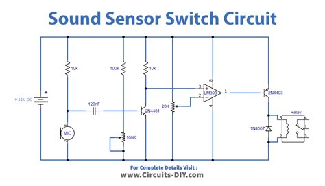 Simple Sound Detector Circuit Diagram - Circuit Diagram