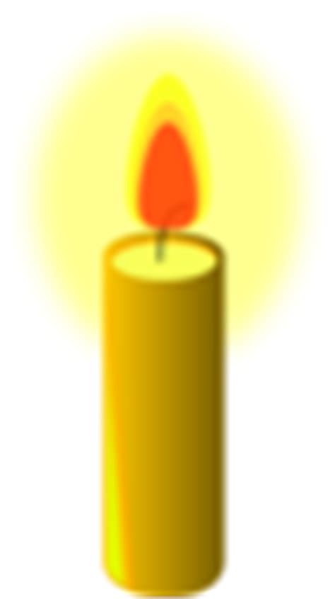 Glowing Beeswax Candle Clip Art at Clker.com - vector clip art online ...