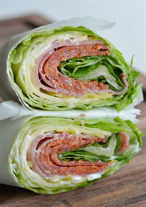 Italian Lettuce Wrap (low carb + keto) - Easy Wrap Recipes