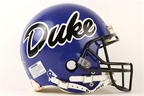 Lot Detail - 1996 Duke Blue Devils Game Worn Football Helmet (MEARS LOA)