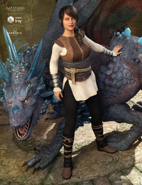 Pin by C Pedley on DAZ Studio Genesis 8 | Dragon tamer, Drawn outfits ...