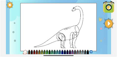 Dinosaur Coloring Games Puzzle