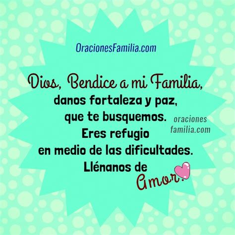 Oración para que Dios bendiga y proteja a mi Familia | Oraciones de Familia