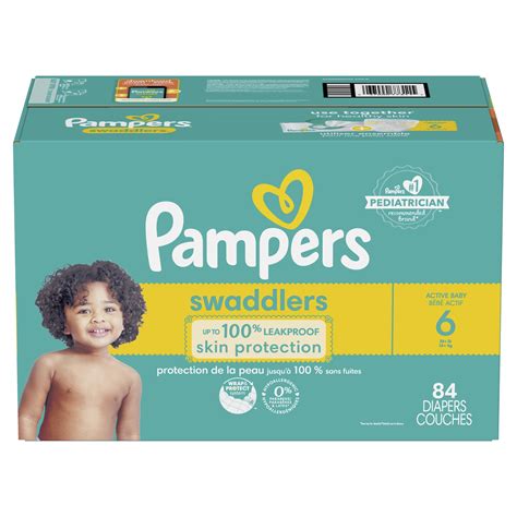 Pampers Swaddlers Active Baby Diapers, Size 6, 84 Ct – Walmart ...