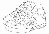 Tennis Shoe Coloring Pages At GetColoringscom  Free Printable sketch template